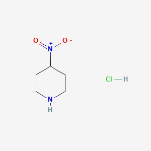 Chemical structure of 4-Nitropiperidine hydrochloride