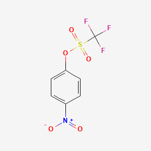 Chemical structure of 4-Nitrophenyl Trifluoromethanesulfonate