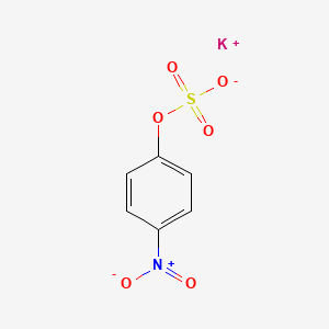 Chemical structure of 4-Nitrophenyl Sulfate Potassium Salt