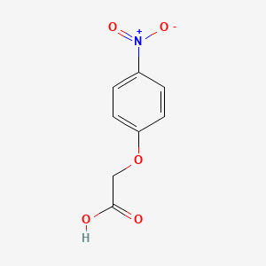 Chemical structure of 4-Nitrophenoxyacetic Acid