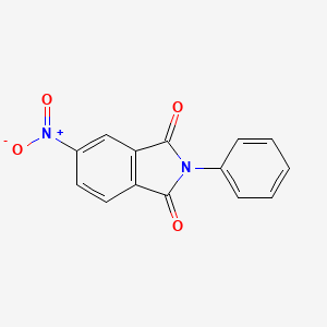 Chemical structure of 4-Nitro-N-phenylphthalimide
