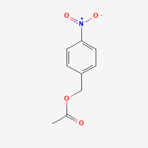 Chemical structure of 4-Nitrobenzyl Acetate
