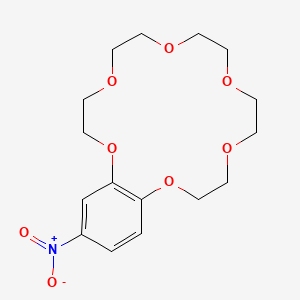 Chemical structure of 4'-Nitrobenzo-18-crown 6-Ether