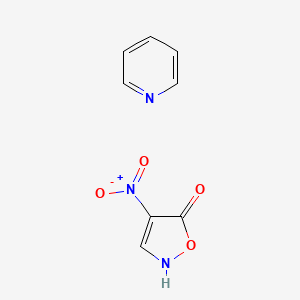 Chemical structure of 4-Nitro-5(2H)-isoxazolone Pyridinium Salt
