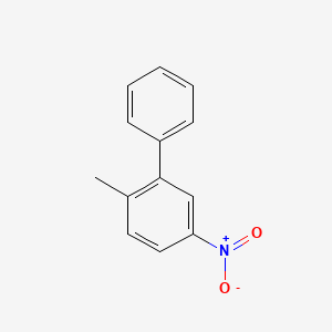 Chemical structure of 4-Nitro-2-phenyltoluene