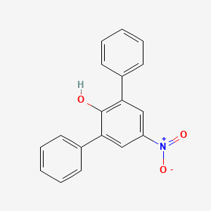 Chemical structure of 4-Nitro-2,6-diphenylphenol