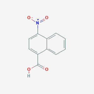 Chemical structure of 4-Nitro-1-naphthoic acid