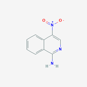 Chemical structure of 4-Nitro-1-isoquinolinamine