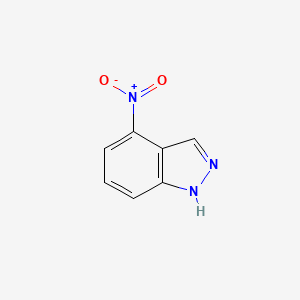 Chemical structure of 4-Nitroindazole