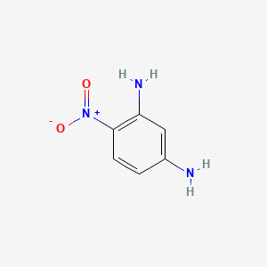 Chemical structure of 4-Nitro-1,3-benzenediamine
