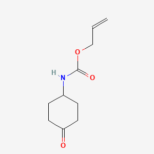Chemical structure of 4-N-ALLOC-AMINOCYCLOHEXANONE