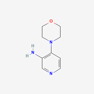 Chemical structure of 4-Morpholinopyridin-3-amine
