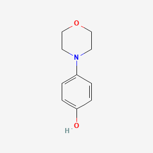Chemical structure of 4-Morpholinophenol