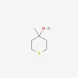 Chemical structure of 4-Methylthian-4-ol