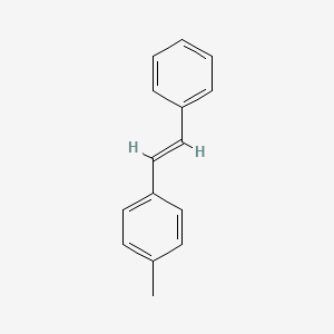 Chemical structure of 4-Methylstilbene