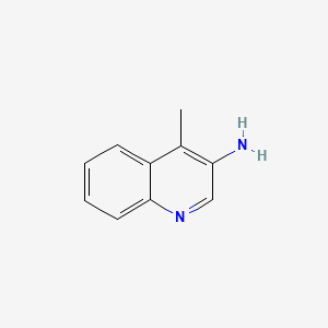 Chemical structure of 4-Methylquinolin-3-amine