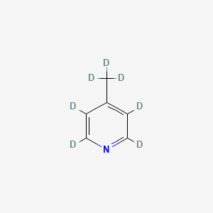 Chemical structure of 4-METHYLPYRIDINE-D7