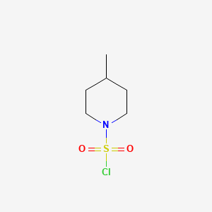 Chemical structure of 4-Methylpiperidine-1-sulfonyl chloride