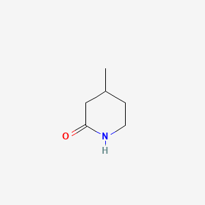Chemical structure of 4-Methylpiperidin-2-one