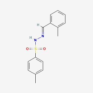 Chemical structure of 4-Methyl-N-(2-methylbenzylidene)benzenesulfonohydrazide