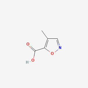 Chemical structure of 4-Methylisoxazole-5-carboxylic acid