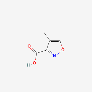 Chemical structure of 4-Methylisoxazole-3-carboxylic acid