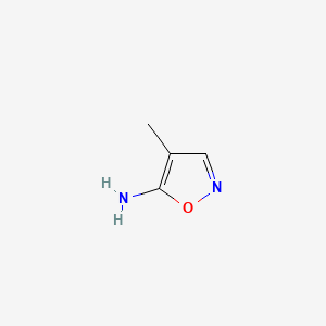 Chemical structure of 4-Methylisoxazol-5-amine