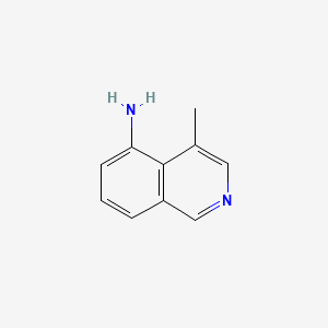 Chemical structure of 4-Methylisoquinolin-5-amine