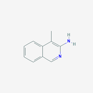 Chemical structure of 4-Methylisoquinolin-3-amine