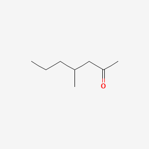 Chemical structure of 4-methylheptan-2-one