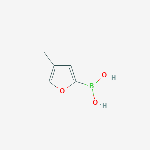Chemical structure of 4-Methylfuran-2-boronic acid