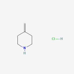 Chemical structure of 4-Methylenepiperidine hydrochloride