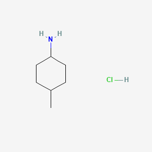 Chemical structure of 4-Methylcyclohexylamine Hydrochloride