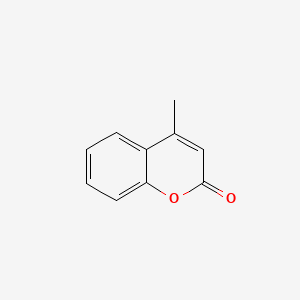 Chemical structure of 4-Methylcoumarin