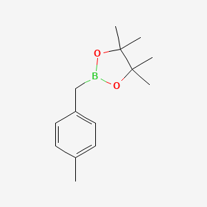 Chemical structure of 4-Methylbenzylboronic acid pinacol ester