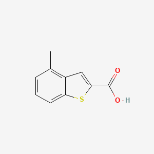 Chemical structure of 4-Methylbenzo[b]thiophene-2-carboxylic acid