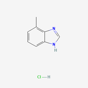 Chemical structure of 4-Methylbenzimidazole Hydrochloride