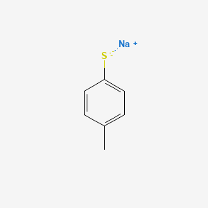 Chemical structure of Sodium toluene-p-thiolate