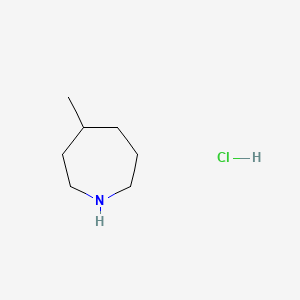 Chemical structure of 4-Methylazepane hydrochloride