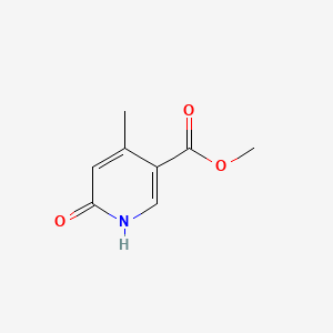 Chemical structure of Methyl 4-methyl-6-oxo-1,6-dihydropyridine-3-carboxylate