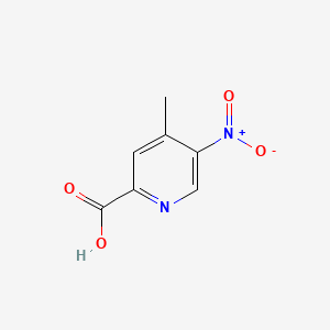 Chemical structure of 4-Methyl-5-nitropicolinic acid