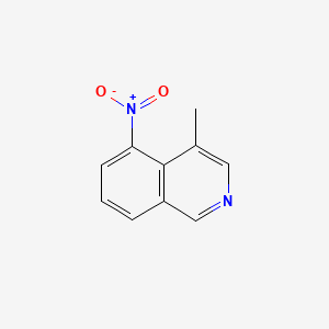 Chemical structure of 4-Methyl-5-nitroisoquinoline