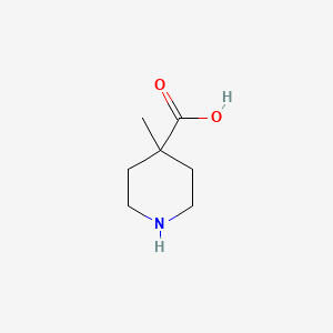 Chemical structure of 4-Methyl-4-piperidinecarboxylic Acid