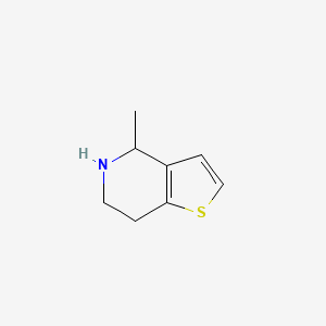 Chemical structure of 4-Methyl-4,5,6,7-tetrahydrothieno[3,2-c]pyridine