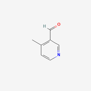 Chemical structure of 4-Methylpyridine-3-carbaldehyde