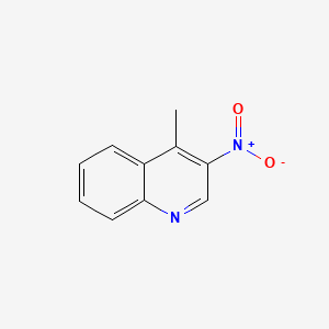 Chemical structure of 4-Methyl-3-nitroquinoline