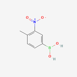 Chemical structure of 4-Methyl-3-Nitrophenylboronic Acid