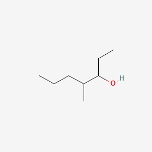 Chemical structure of 4-Methyl-3-heptanol