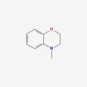 Chemical structure of 2H-1,4-Benzoxazine, 3,4-dihydro-4-methyl-