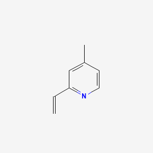 Chemical structure of 2-Vinyl-4-picoline